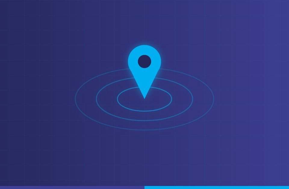 Map pin illustration in Hepsia brand colours