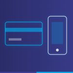 Card and phone illustration in Hepsia brand colours